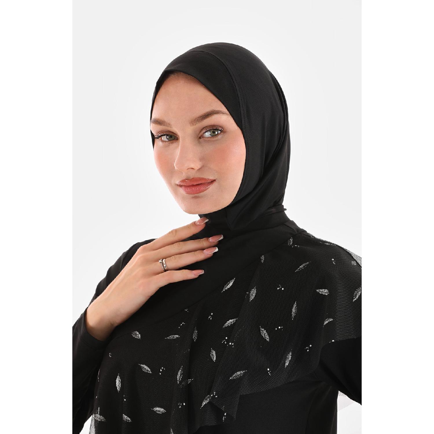 Black Hijab Bone Shawl Swimming Sea Pool Sports Hijab Swimsuit Bone Is Suitable For Daily Use Standart чорний
Black Hijab Bone Shawl Swimming Sea Pool Sports Hijab Swimsuit Bone Is Suitable For Daily Use Standart чорний