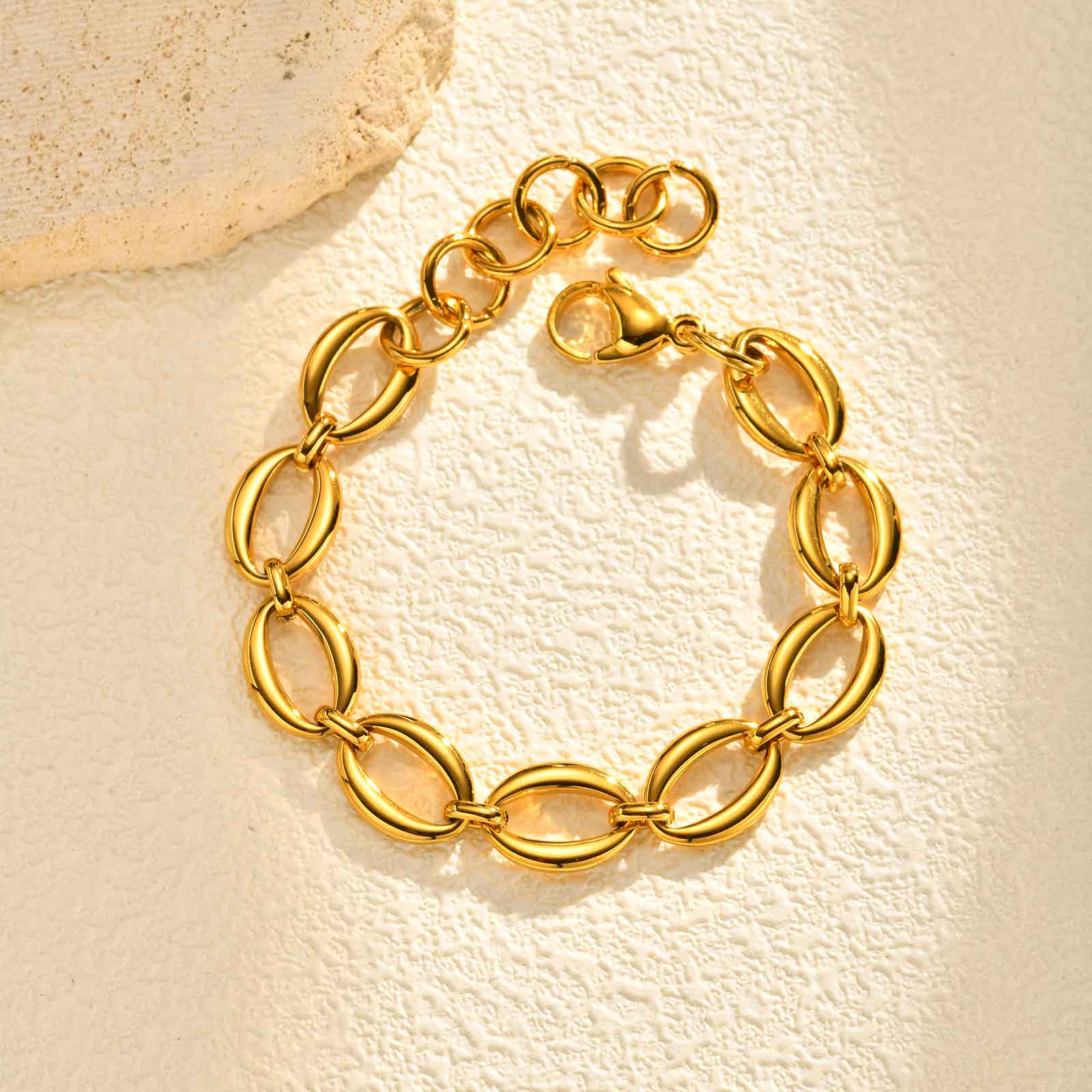 Minimalist Oval Handmade Chain Bracelet,Gold Color Women s Stainless Steel Waterproof Chain Bracelets,Fashion Jewelry Gift
Minimalist Oval Handmade Chain Bracelet,Gold Color Women s Stainless Steel Waterproof Chain Bracelets,Fashion Jewelry Gift