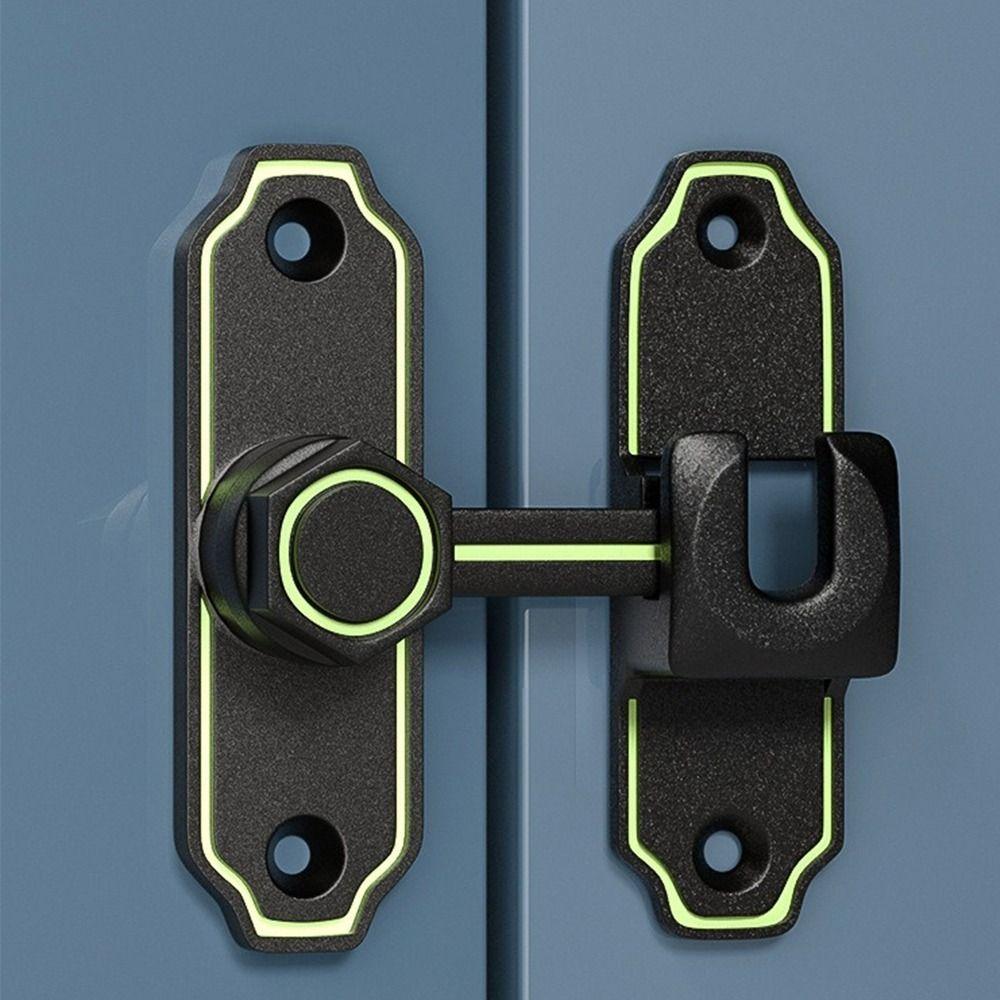 90 180 Degree Door Lock Guard Safety Door Catch Bolt Pottable Door Hasps Window No Luminous-Grey
90 180 Degree Door Lock Guard Safety Door Catch Bolt Pottable Door Hasps Window No Luminous-Grey