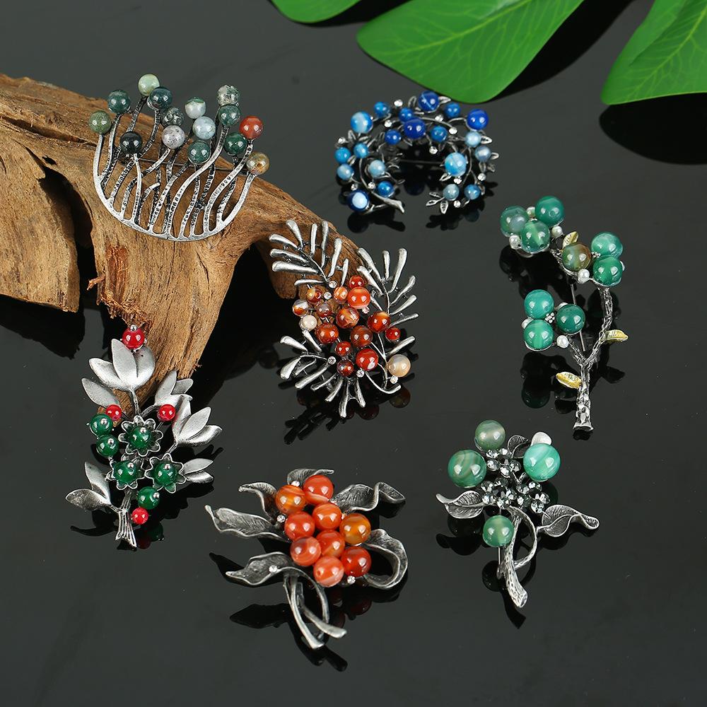 Women Vintage Classic Agate Leaves Exquisite Enamel Pins Brooches Retro Plant Series Metal Badges For Lady Party Accessories
Women Vintage Classic Agate Leaves Exquisite Enamel Pins Brooches Retro Plant Series Metal Badges For Lady Party Accessories