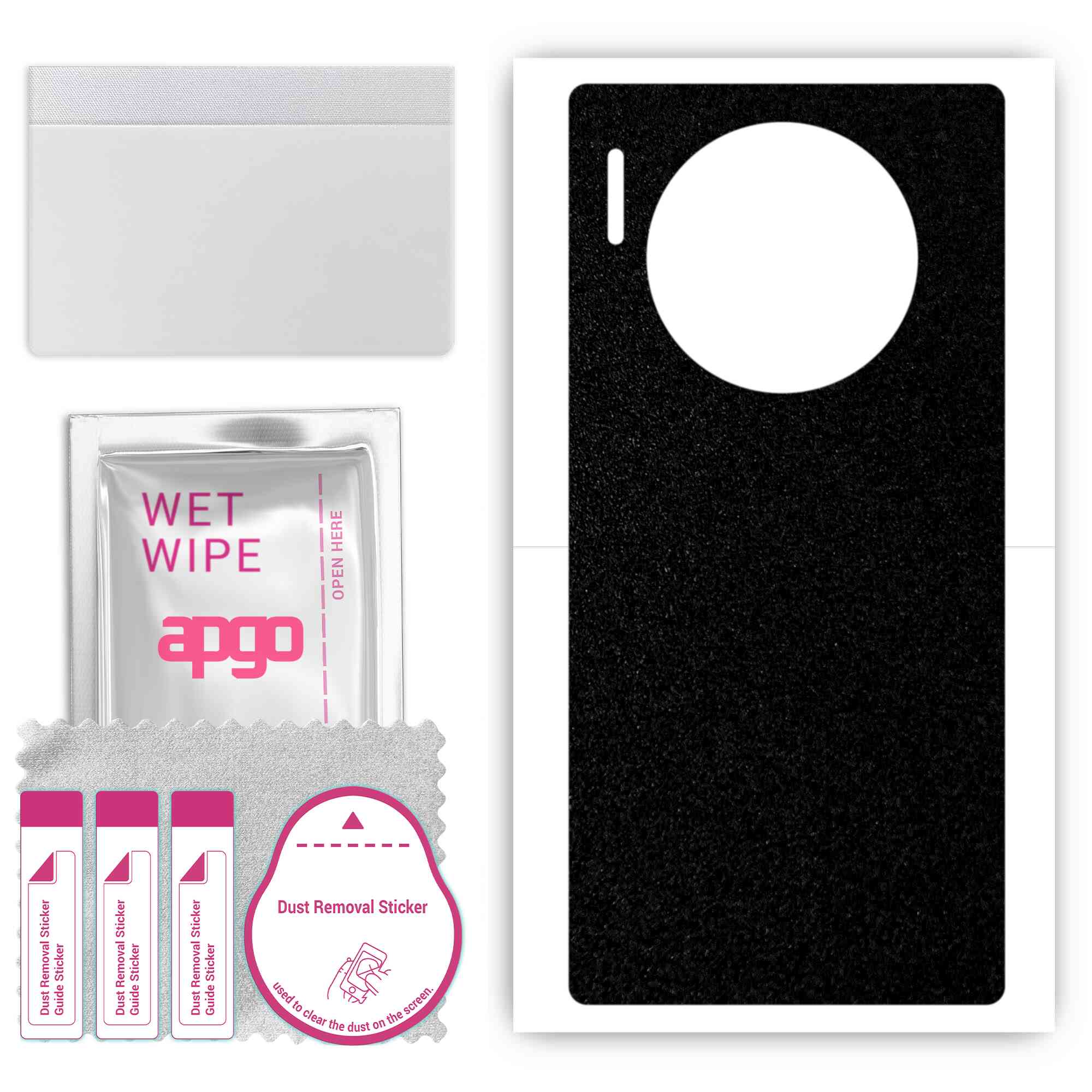 apgo Protective Skin Sticker for the back compatible with Huawei Mate 30E Pro 5G, Wrap Film, Foil, Vinyl - Pattern Matte Black
apgo Protective Skin Sticker for the back compatible with Huawei Mate 30E Pro 5G, Wrap Film, Foil, Vinyl - Pattern Matte Black