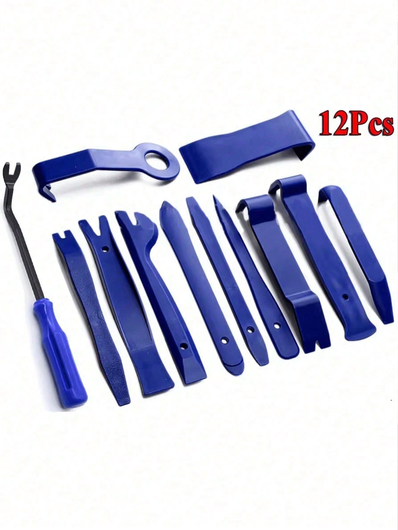 12-Piece Car Interior Disassembly Tool Set - Includes Panel, Door Clip & Audio Tools, Durable Plastic, For All Vehicles
12-Piece Car Interior Disassembly Tool Set - Includes Panel, Door Clip & Audio Tools, Durable Plastic, For All Vehicles