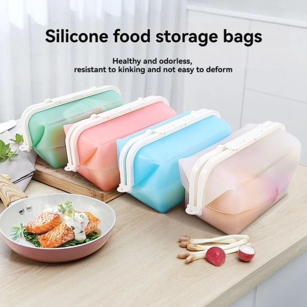Foldable Food Storage Bags Leakproof Fresh Wrap Bag Reusable Vegetable Containers Freezer рожевий
Foldable Food Storage Bags Leakproof Fresh Wrap Bag Reusable Vegetable Containers Freezer рожевий