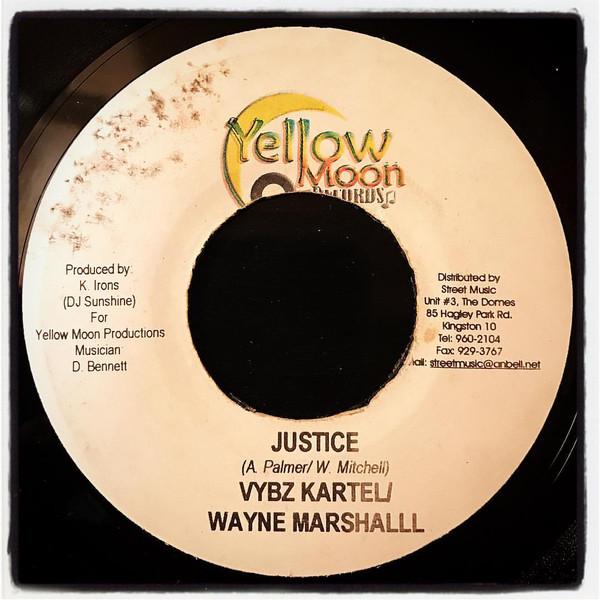 7inch Record VYBZ KARTEL / WAYNE MARSHALL - Justice NONE Yellow Moon Rec 2005 Jamaica Reggae, Ska & Dub Used
7inch Record VYBZ KARTEL / WAYNE MARSHALL - Justice NONE Yellow Moon Rec 2005 Jamaica Reggae, Ska & Dub Used