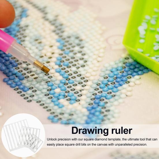 3Pcs Rhinestone Painting Ruler Tool DIY Rhinestone Art Square Template Alignment Tool Rhinestone Painting Guide Accessories Enthusiasts Gift рожевий
3Pcs Rhinestone Painting Ruler Tool DIY Rhinestone Art Square Template Alignment Tool Rhinestone Painting Guide Accessories Enthusiasts Gift рожевий