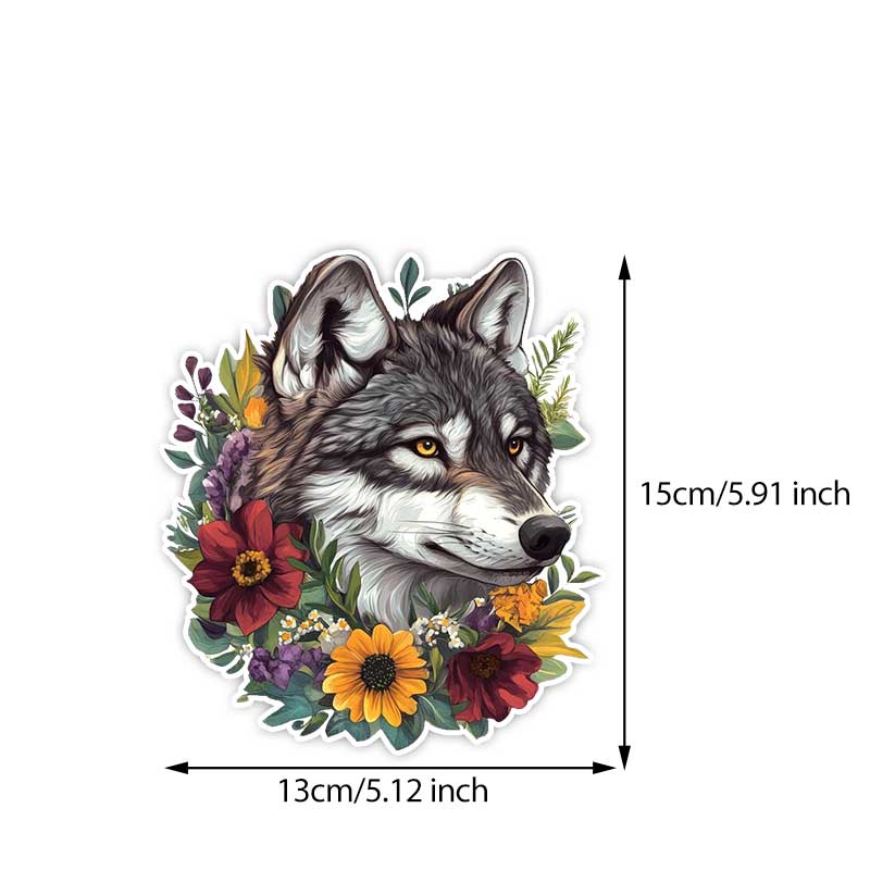 Car Stickers Flower Wolf Waterproof Vinyl Decals Auto Body Window Bumper Decor Motorcycle Helmet Stickers TM312 A-15cm Longest Side
Car Stickers Flower Wolf Waterproof Vinyl Decals Auto Body Window Bumper Decor Motorcycle Helmet Stickers TM312 A-15cm Longest Side