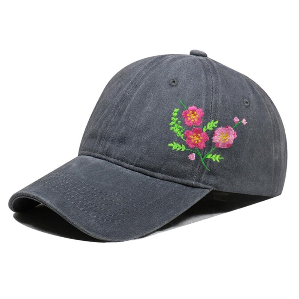 Fashion Floral Embroidery Baseball Cap Washed Cotton Adjustable Baseball Hats Sunscreen Hats For Man Women
Fashion Floral Embroidery Baseball Cap Washed Cotton Adjustable Baseball Hats Sunscreen Hats For Man Women