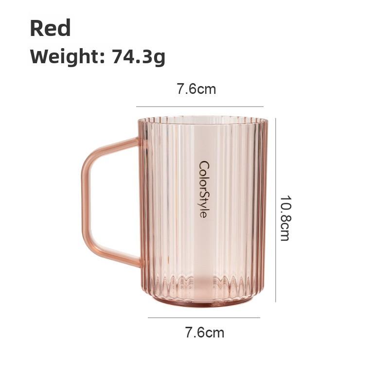 Creative Home Use High-end Couples Cup with Handle for Student Dormitory Toiletries Circle червоний
Creative Home Use High-end Couples Cup with Handle for Student Dormitory Toiletries Circle червоний