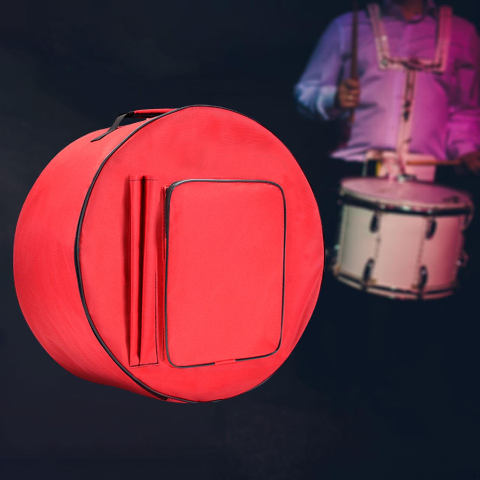 Snare Drum Bag Backpack Case with Adjustable Shoulder Straps 40cmx17cm червоний
Snare Drum Bag Backpack Case with Adjustable Shoulder Straps 40cmx17cm червоний