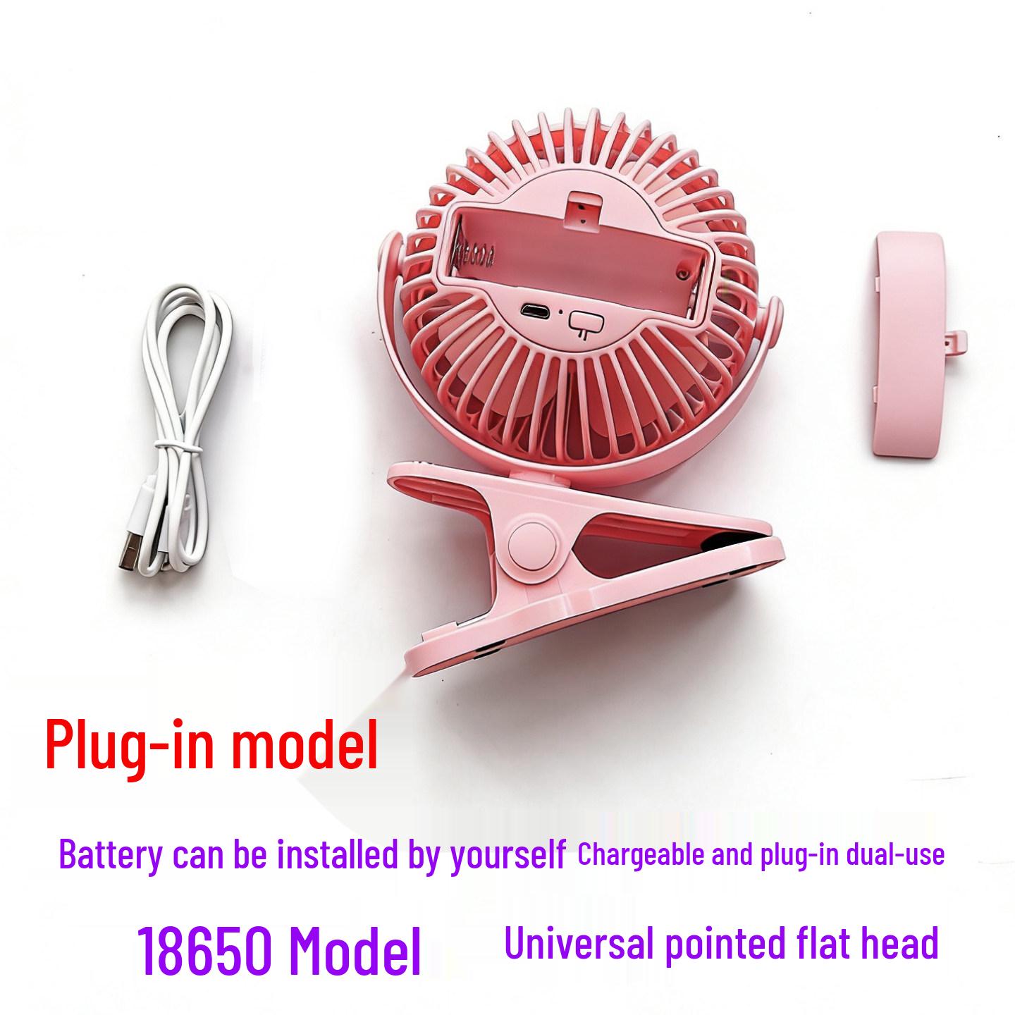 Rechargeable Desktop Fan: Compact, clip-on, uses AA or 18650 batteries—perfect for dorms. 4 inch
Rechargeable Desktop Fan: Compact, clip-on, uses AA or 18650 batteries—perfect for dorms. 4 inch