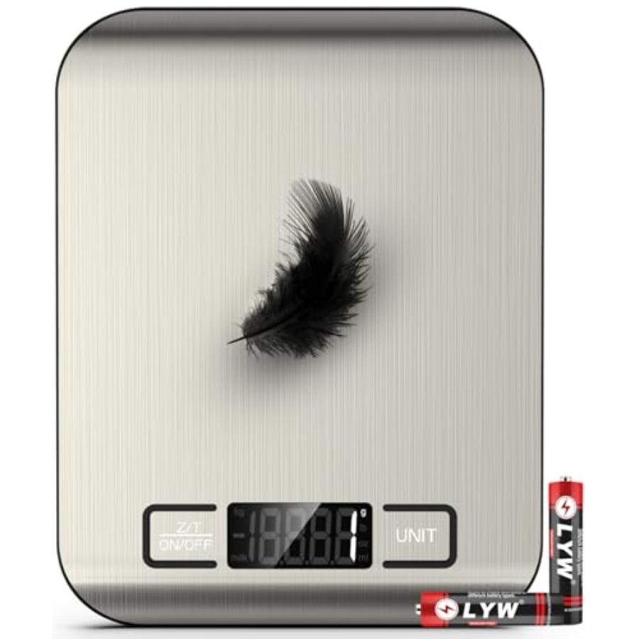 Food Scale 22lb Digital Kitchen Scale Weight Grams and Ounces for Baking Cooking Coffee Package Postage 6 Units with Tare Funct United States
Food Scale 22lb Digital Kitchen Scale Weight Grams and Ounces for Baking Cooking Coffee Package Postage 6 Units with Tare Funct United States