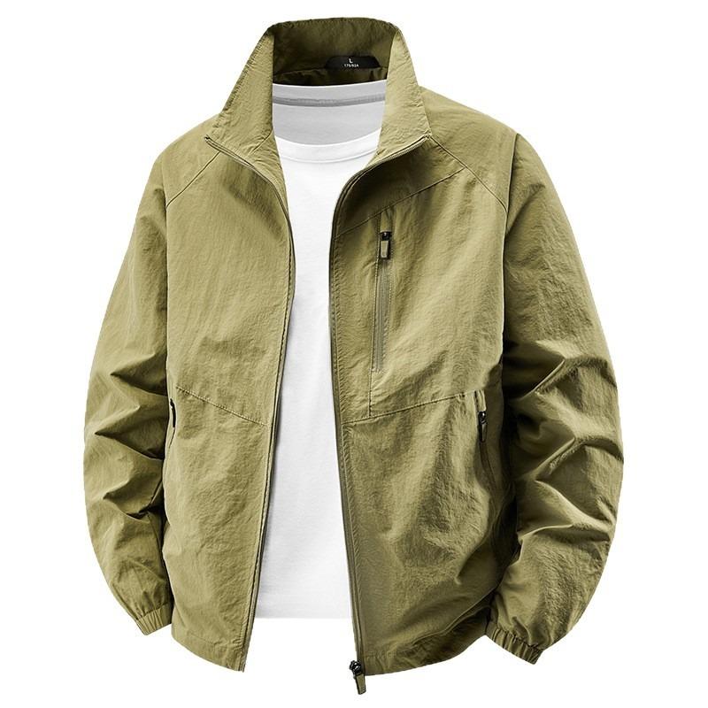 Summer Breathable Outdoor Jacket Men s Casual Sports Jacket Loose and Versatile Sunscreen Zipper Jacket M хаки
Summer Breathable Outdoor Jacket Men s Casual Sports Jacket Loose and Versatile Sunscreen Zipper Jacket M хаки