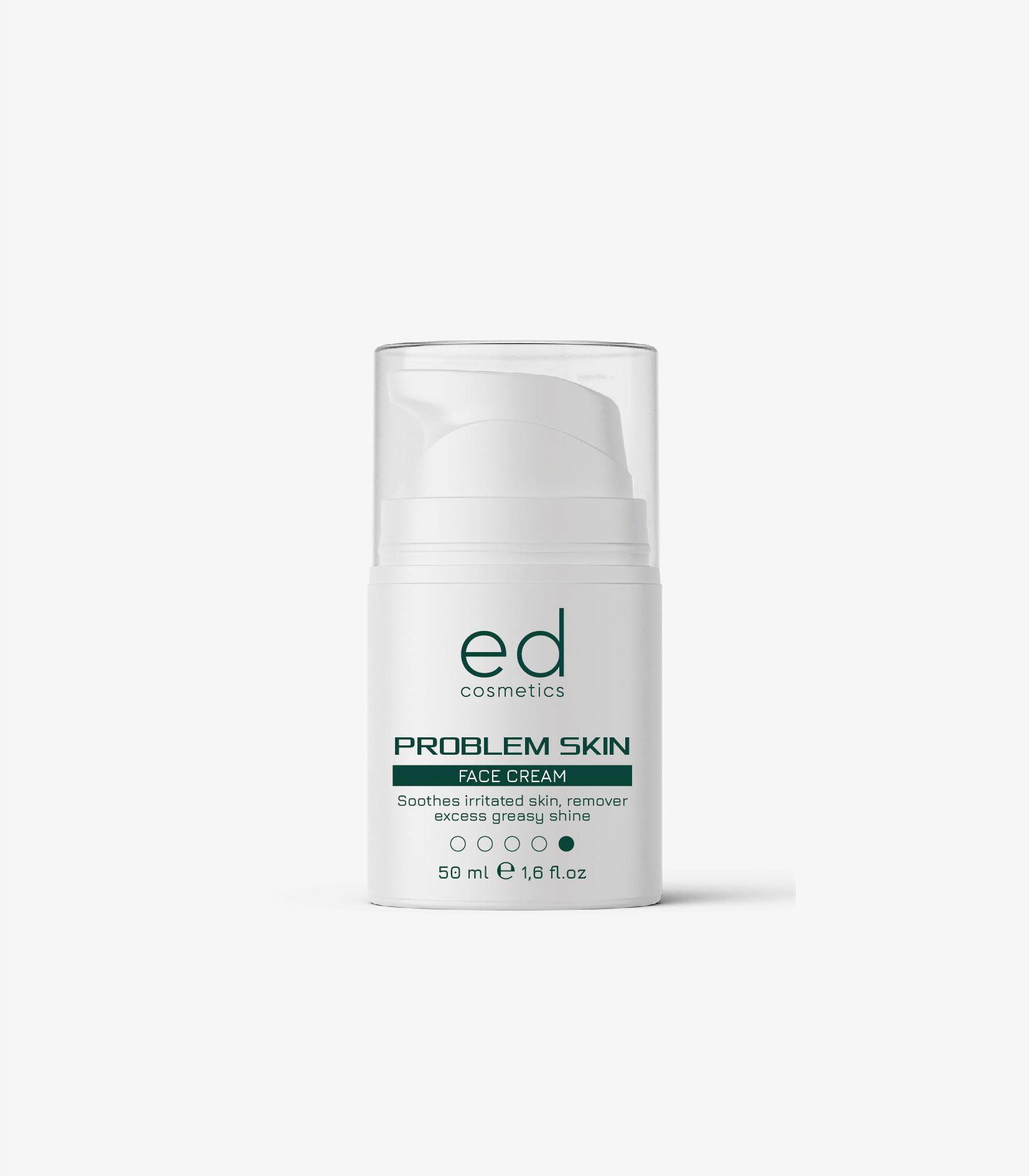 Крем для лица для проблемной кожи PROBLEM SKIN FACE CREAM ED Сosmetics 50 мл
Крем для лица для проблемной кожи PROBLEM SKIN FACE CREAM ED Сosmetics 50 мл