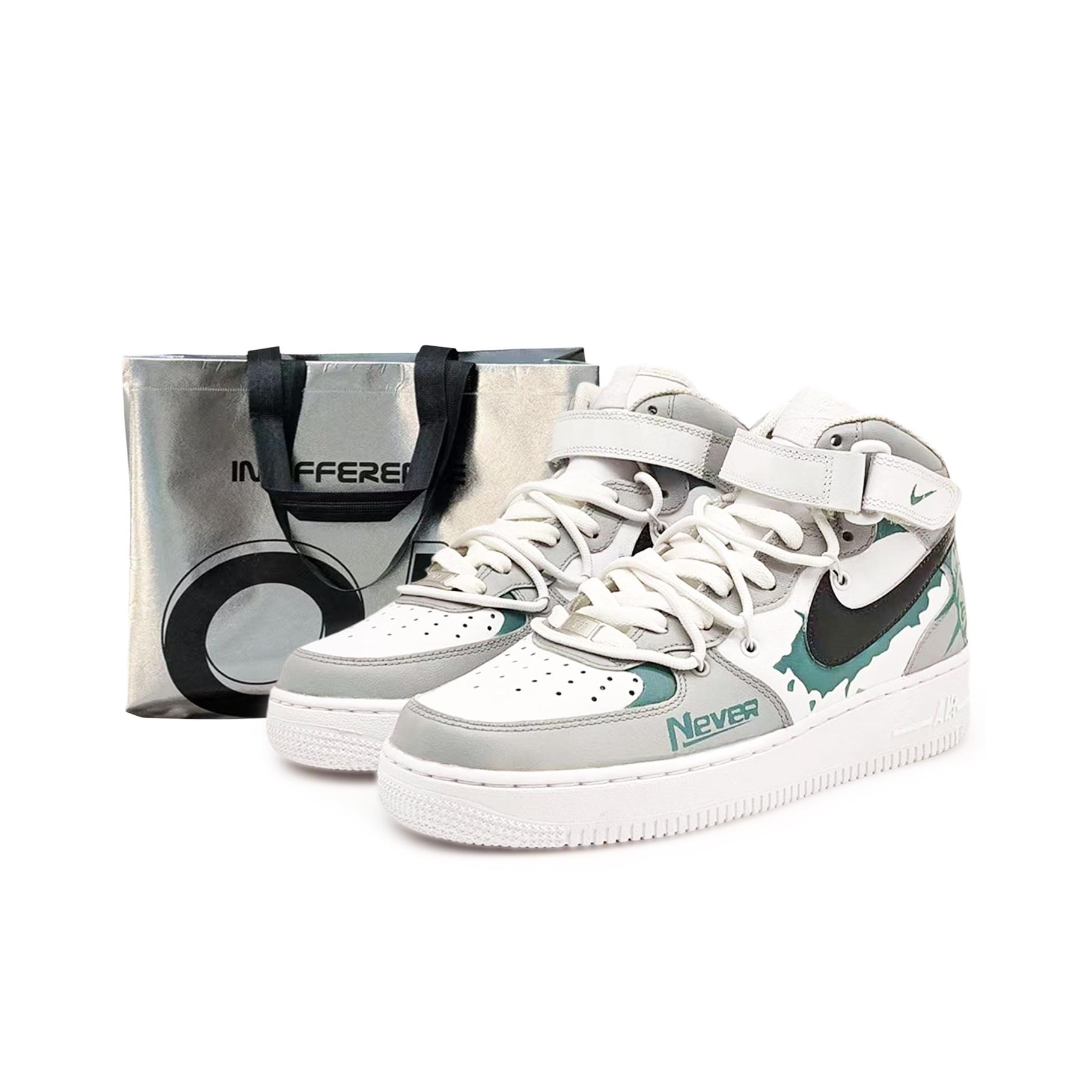 Nike Air Force 1 07 Slip Resistant Abrasion Resistant Mid top Skateboard Shoes Unisex Gray Green CW2289-111(Team131-2 S) 40
Nike Air Force 1 07 Slip Resistant Abrasion Resistant Mid top Skateboard Shoes Unisex Gray Green CW2289-111(Team131-2 S) 40