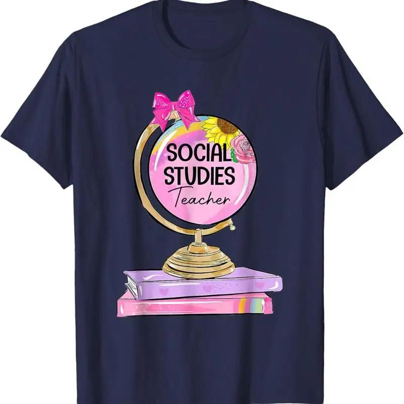 Social Studies Teacher Globe Graphic Cotton T Shirt Breathable Crewneck Short Sleeve Tee S
Social Studies Teacher Globe Graphic Cotton T Shirt Breathable Crewneck Short Sleeve Tee S