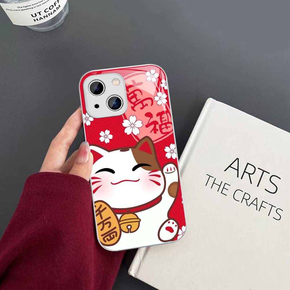 Maneki Neko Lucky Money Cat Tempered Glass For Iphone 14 13 12 11 Pro Mini XS MAX 14Plus X XS XR Cover iphone XS
Maneki Neko Lucky Money Cat Tempered Glass For Iphone 14 13 12 11 Pro Mini XS MAX 14Plus X XS XR Cover iphone XS