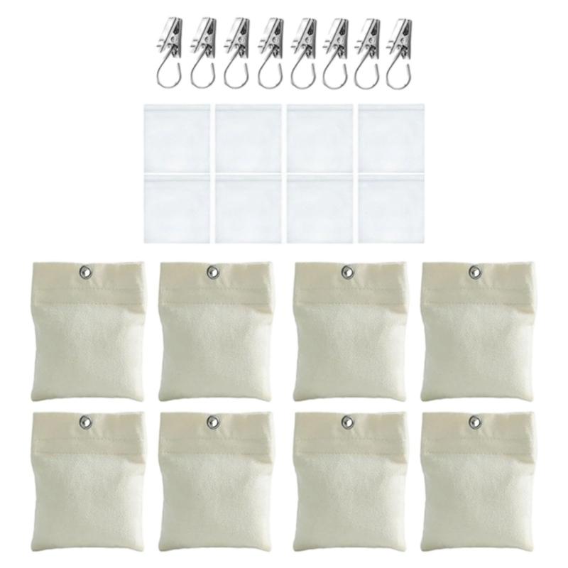 8Pieces Portable Sturdy Outdoor Drapery Weights Convenient for Outdoor Curtains Shower Curtains and Flags Daily Use 1
8Pieces Portable Sturdy Outdoor Drapery Weights Convenient for Outdoor Curtains Shower Curtains and Flags Daily Use 1