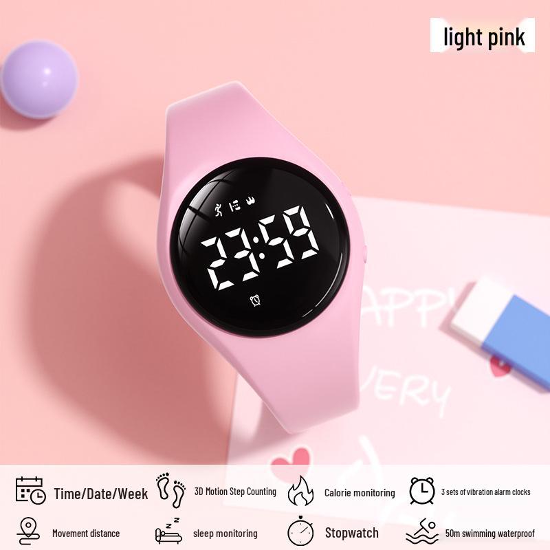 Waterproof Multifunctional Sports Watch for Girls - Teen Fashion with Silent Alarm
Waterproof Multifunctional Sports Watch for Girls - Teen Fashion with Silent Alarm