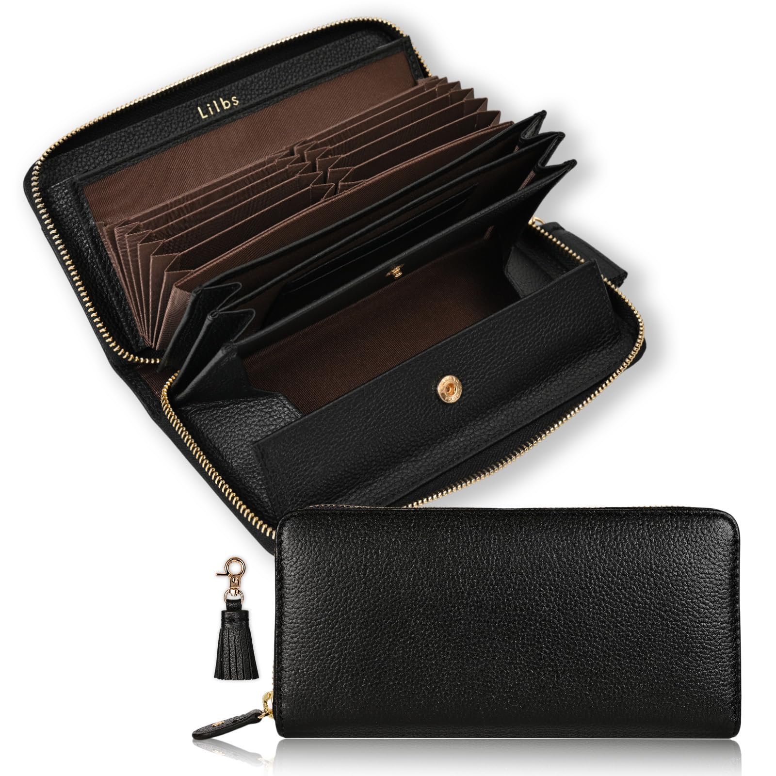 Lilbs Long Wallet with Automatic Coin and Receipt Genuine 18 Card Coin Large RFID Passbook Round li5 Women s Coin-Through, Sorting, Leather, Holders,
Lilbs Long Wallet with Automatic Coin and Receipt Genuine 18 Card Coin Large RFID Passbook Round li5 Women s Coin-Through, Sorting, Leather, Holders,