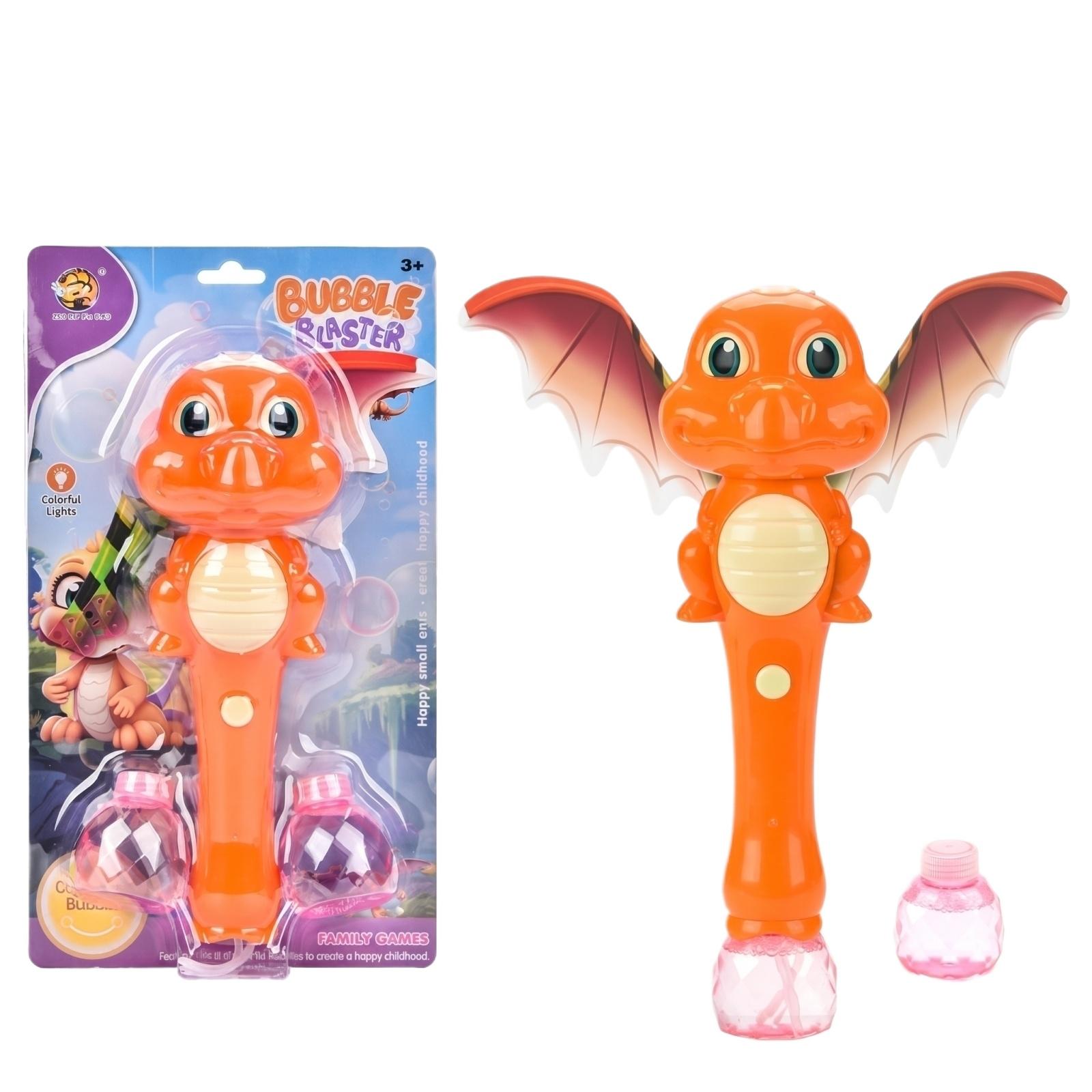 Electric Bubble Machine Toy with Light and Music Dragon Shape Bubble Blower Includes 50ml Bubble Solution for Kids Ages 3 and Up One Size помаранчевий
Electric Bubble Machine Toy with Light and Music Dragon Shape Bubble Blower Includes 50ml Bubble Solution for Kids Ages 3 and Up One Size помаранчевий