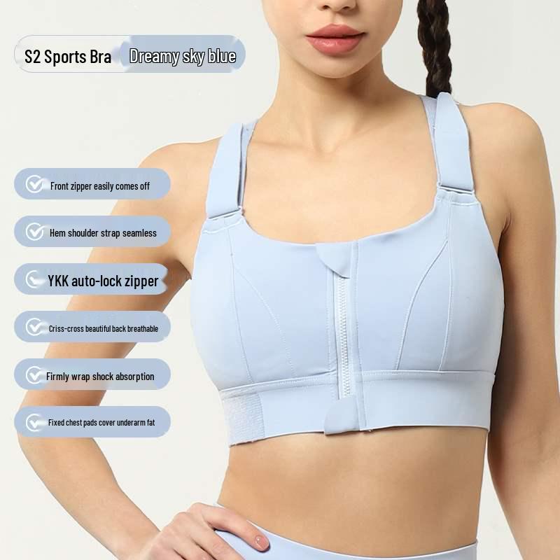 Спортивный бюстгальтер больших размеров с защитой от ударов, на молнии спереди, для йоги высокой интенсивности и бега 2XL
Спортивный бюстгальтер больших размеров с защитой от ударов, на молнии спереди, для йоги высокой интенсивности и бега 2XL