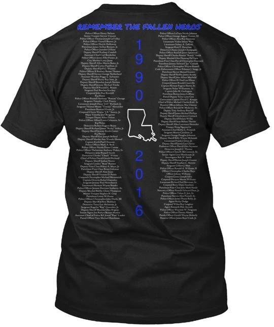 Louisiana Fallen Officers TTshirt Made in the USA Size S to 5XL L
Louisiana Fallen Officers TTshirt Made in the USA Size S to 5XL L