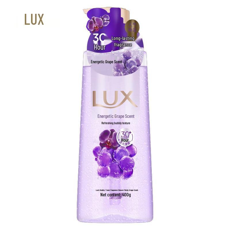 LUX Refreshing Grape Scent Bubble Shower Gel
LUX Refreshing Grape Scent Bubble Shower Gel