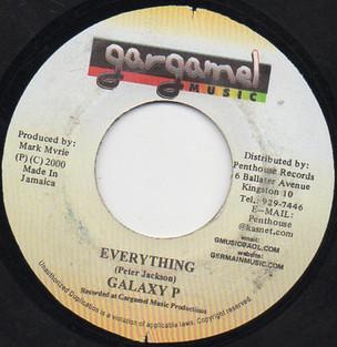7inch Record GALAXY P - Everything NONE Gargamel Music 2000 Jamaica Reggae, Ska & Dub Used
7inch Record GALAXY P - Everything NONE Gargamel Music 2000 Jamaica Reggae, Ska & Dub Used