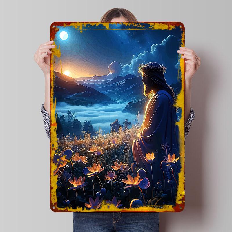 Jesus Field Flowers Poster Customized Wall Art Vintage Metal Signs Retro Tin Plaque for Man Cave Decoration Home Bathroom Decor 7.9x11.8In(20x30cm)
Jesus Field Flowers Poster Customized Wall Art Vintage Metal Signs Retro Tin Plaque for Man Cave Decoration Home Bathroom Decor 7.9x11.8In(20x30cm)
