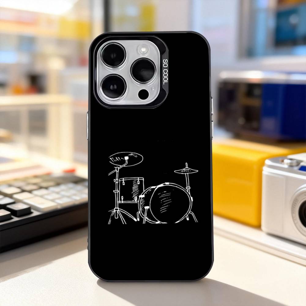 Drummer Drum Set Cute Phone Case For iPhone 11,12,13,14,15,16,17,Pro,Max,Plus,E,Air,Mini IMD Matte Black iPhone17promax
Drummer Drum Set Cute Phone Case For iPhone 11,12,13,14,15,16,17,Pro,Max,Plus,E,Air,Mini IMD Matte Black iPhone17promax