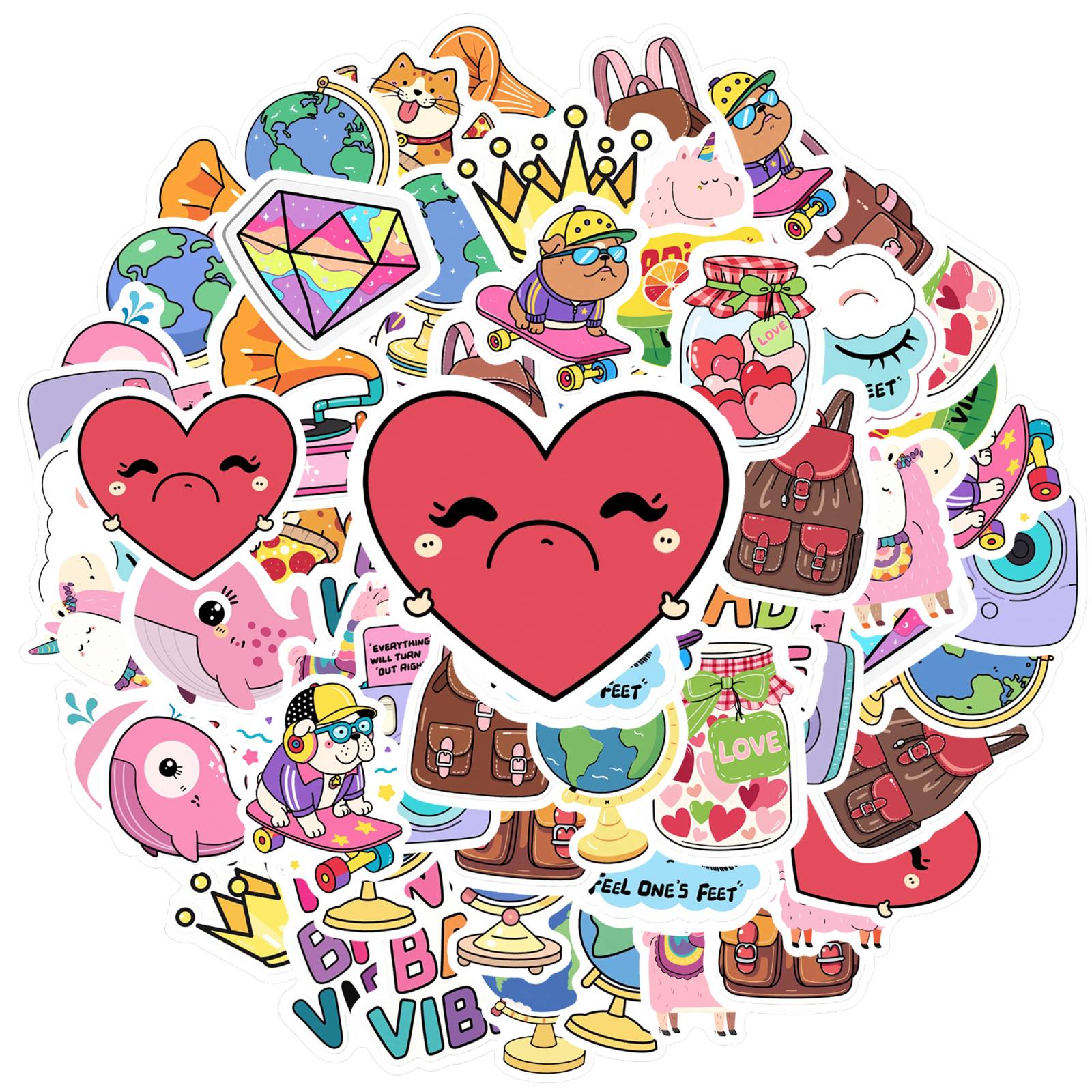 35pcs Cute Travel Stickers Playful Inspirational Stationery Stickers Inspirational Stickers For Laptop Motorcycle Luggage Phone
35pcs Cute Travel Stickers Playful Inspirational Stationery Stickers Inspirational Stickers For Laptop Motorcycle Luggage Phone