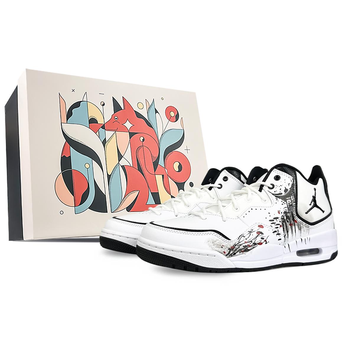 Jordan Courtside 23 Slip Resistant Abrasion Resistant Mid top Vintage Basketball Shoes Men s Black White AR1000-100(Team40-S-BOX) 44
Jordan Courtside 23 Slip Resistant Abrasion Resistant Mid top Vintage Basketball Shoes Men s Black White AR1000-100(Team40-S-BOX) 44