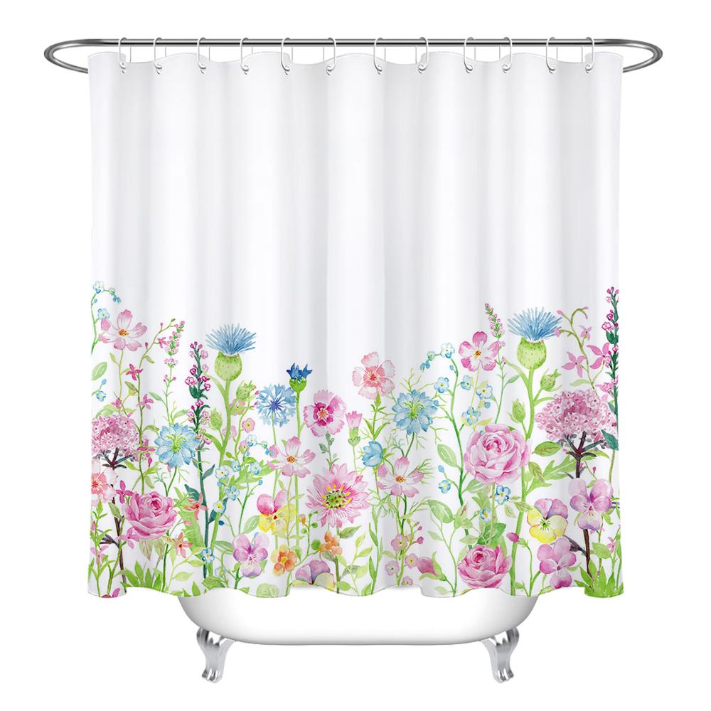 Spring Green Plant Shower Curtain Set Hooks Bathroom Accessories Polyester Bath Shower Mildew Resistant Waterproof Home Decor W60H190(CM)-1 Pcs
Spring Green Plant Shower Curtain Set Hooks Bathroom Accessories Polyester Bath Shower Mildew Resistant Waterproof Home Decor W60H190(CM)-1 Pcs