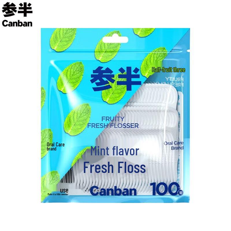 Sanban Mint Dental Floss Sticks
Sanban Mint Dental Floss Sticks