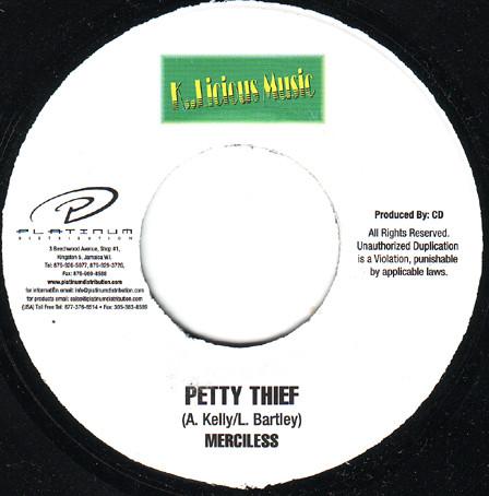 7inch Record MERCILESS / U.T. DREAD - Petty Thief / Two Law NONE K..Licious Musi 1999 Japan Reggae, Ska & Dub Used
7inch Record MERCILESS / U.T. DREAD - Petty Thief / Two Law NONE K..Licious Musi 1999 Japan Reggae, Ska & Dub Used