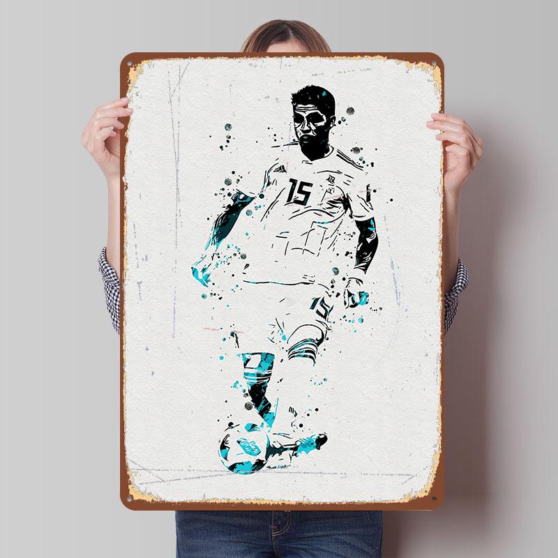 Argentina Soccer Painting Printed Poster Customized Wall Art Retro Vintage Metal Tin Signs for Home Aesthetic Decoration Room 7.9x11.8In(20x30cm)
Argentina Soccer Painting Printed Poster Customized Wall Art Retro Vintage Metal Tin Signs for Home Aesthetic Decoration Room 7.9x11.8In(20x30cm)
