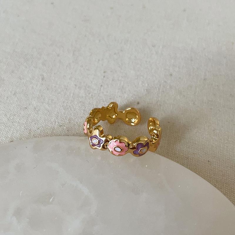 Dripping Butterfly Flower Opening Ring Female Niche Personality Versatile Sweet Temperament Simple Fashion Ring Ring
Dripping Butterfly Flower Opening Ring Female Niche Personality Versatile Sweet Temperament Simple Fashion Ring Ring