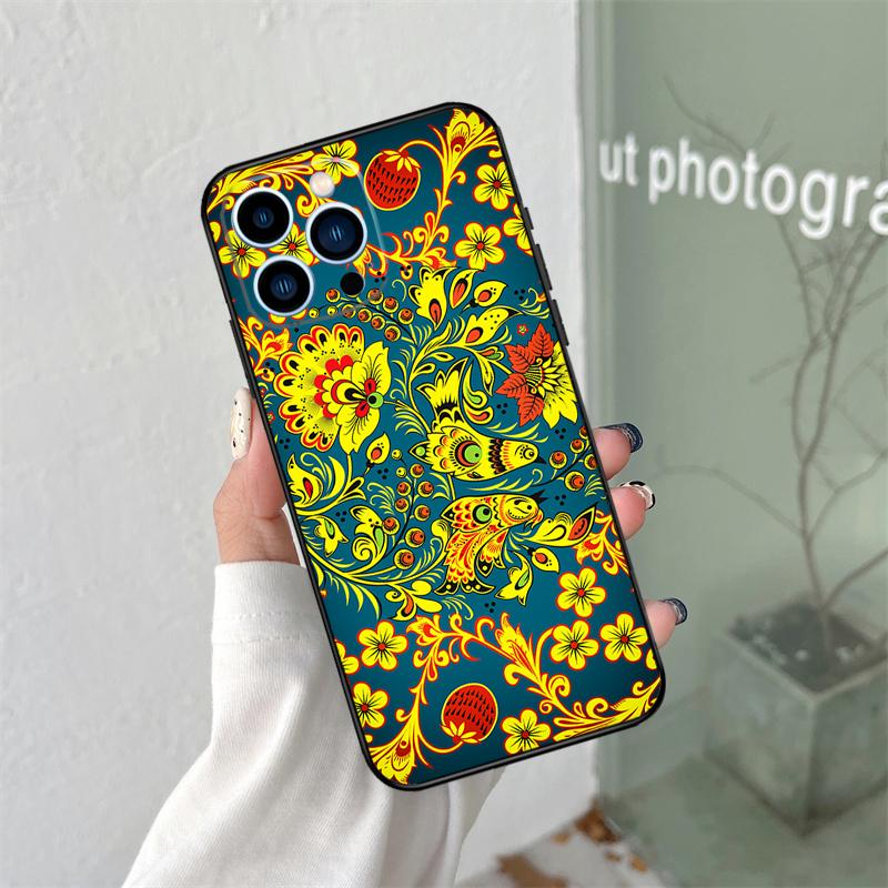 Russian Scarf Floral Silicone Soft Case For iPhone 17 Air 11 14 16 15 Pro Max 12 13 Mini 16 Plus 16e Back Cover iPhone 16
Russian Scarf Floral Silicone Soft Case For iPhone 17 Air 11 14 16 15 Pro Max 12 13 Mini 16 Plus 16e Back Cover iPhone 16