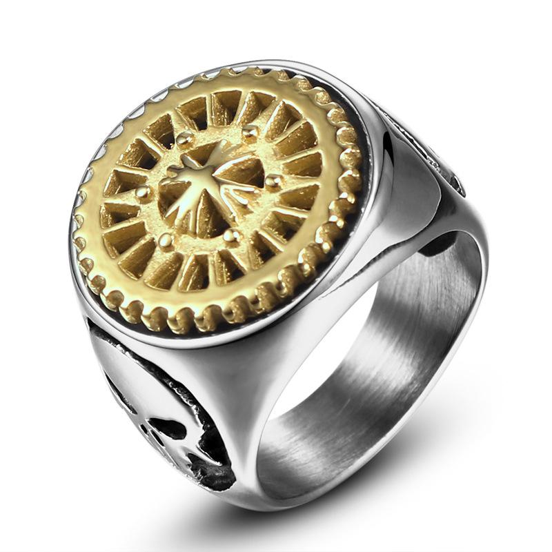 European and American Retro Rotatable Gear Titanium Steel Ring, Personalized Men s Fashion Trend Ring 2026 no. 12 золотий
European and American Retro Rotatable Gear Titanium Steel Ring, Personalized Men s Fashion Trend Ring 2026 no. 12 золотий