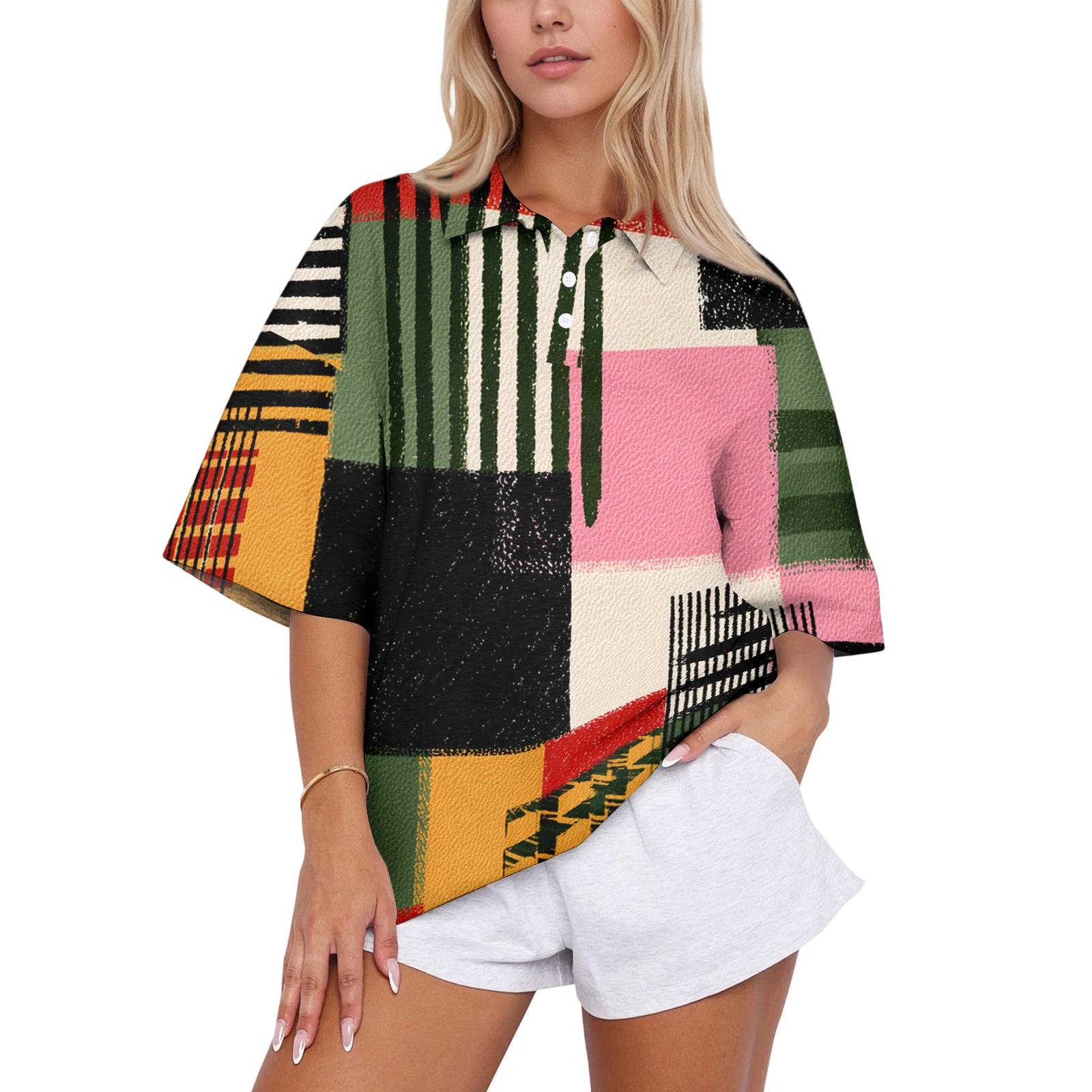 Women s Casual Polo Collar Loose Fit Shirt Short Sleeve Button Down Plaid Pattern Lightweight Top for Everyday Wear XL розовый
Women s Casual Polo Collar Loose Fit Shirt Short Sleeve Button Down Plaid Pattern Lightweight Top for Everyday Wear XL розовый