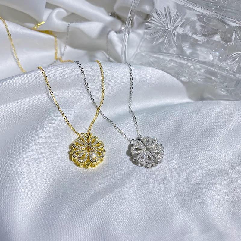 Складное ожерелье «Сердце и клевер» - Шикарный, уникальный дизайн Heart Clover Necklace Platinum
Складное ожерелье «Сердце и клевер» - Шикарный, уникальный дизайн Heart Clover Necklace Platinum