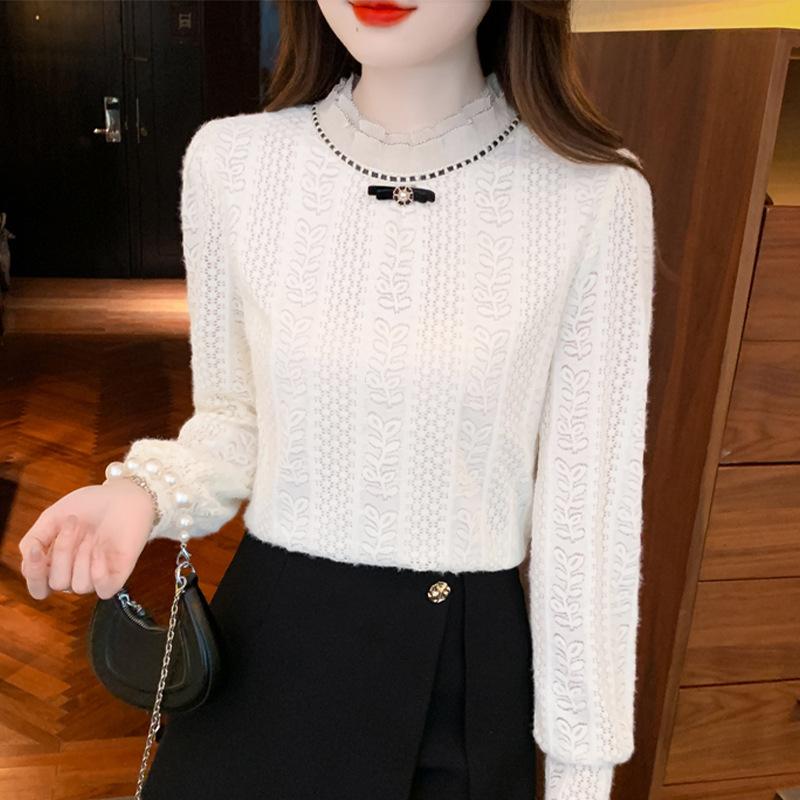 Рубашка с небольшим воротником-стойкой, флисом и утолщенным нижним краем, теплая внутри, новая Temperament-топ с длинными рукавами для осени и зимы 2XL
Рубашка с небольшим воротником-стойкой, флисом и утолщенным нижним краем, теплая внутри, новая Temperament-топ с длинными рукавами для осени и зимы 2XL