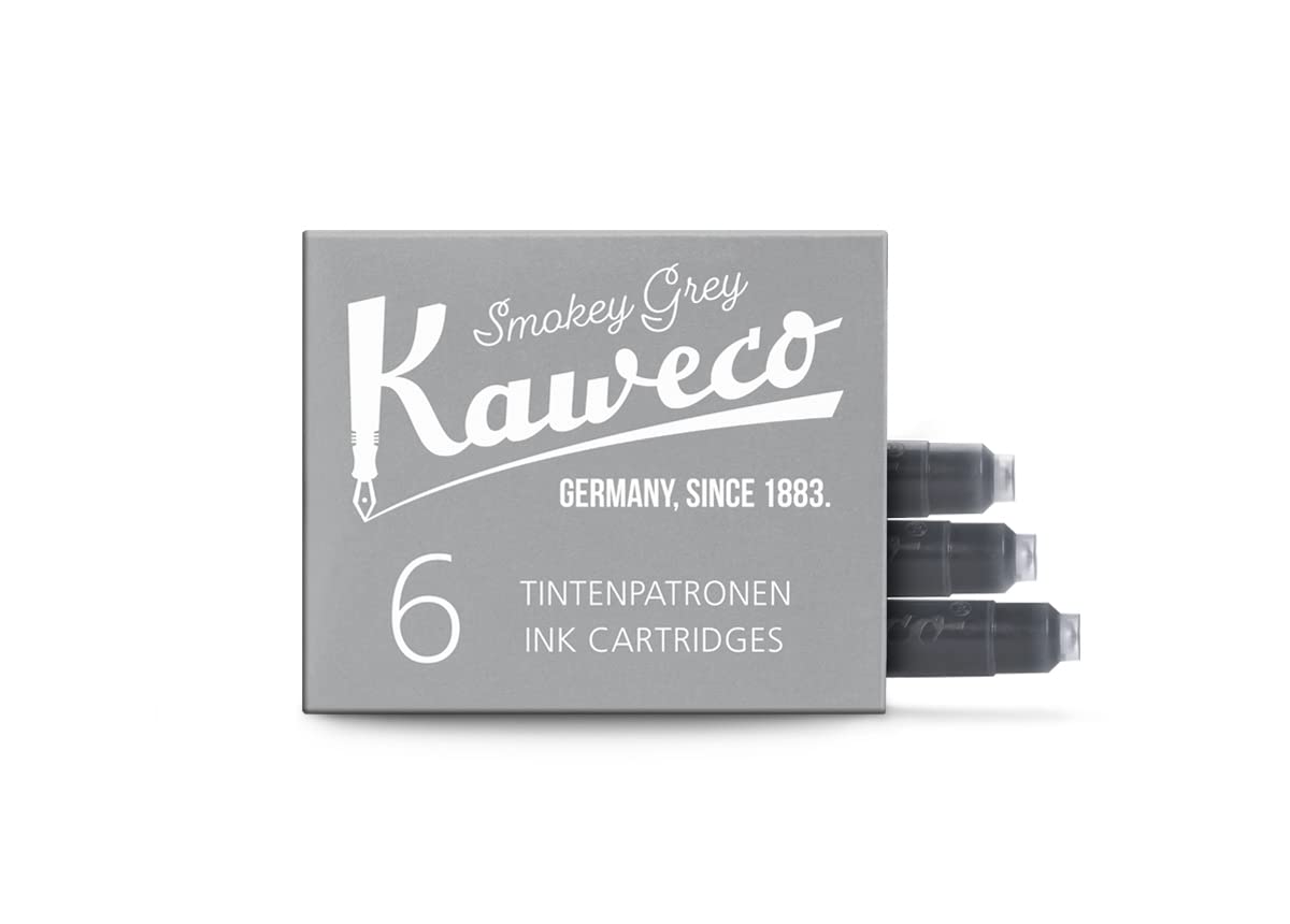 Kaweco Kaweco картридж с чернилами дымчато-серый 6 шт. Обычный импортный продукт INK-GY
Kaweco Kaweco картридж с чернилами дымчато-серый 6 шт. Обычный импортный продукт INK-GY