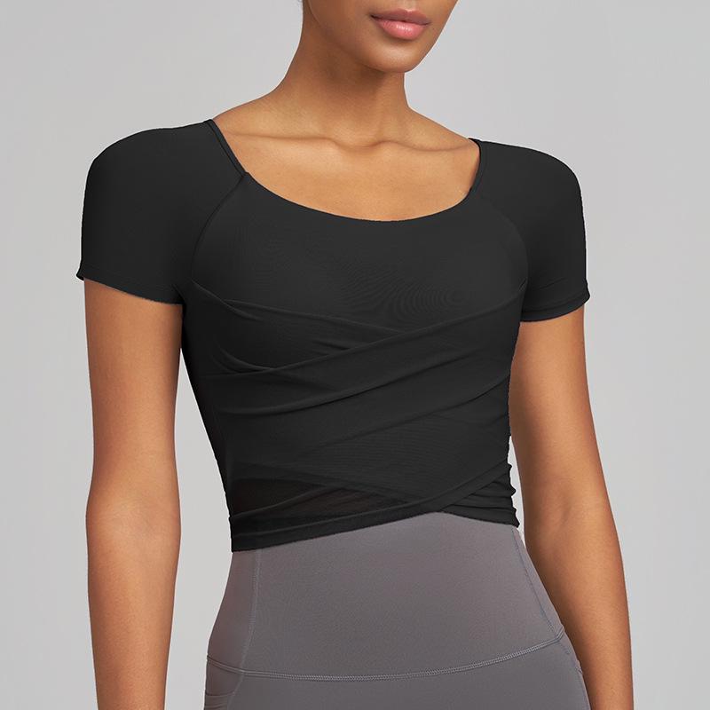 JOOMON Women s High-End Quick-Dry Yoga Top, Short Sleeve Cross Mesh Design for Pilates Training Small
JOOMON Women s High-End Quick-Dry Yoga Top, Short Sleeve Cross Mesh Design for Pilates Training Small