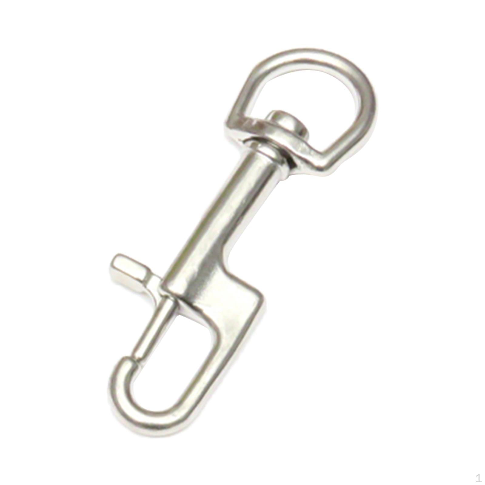 Bolt Snap Hook Stainless Steel Clip Flag Pole Degree Rotating for Keychains Cameras 9cm_Single Ended Hook
Bolt Snap Hook Stainless Steel Clip Flag Pole Degree Rotating for Keychains Cameras 9cm_Single Ended Hook