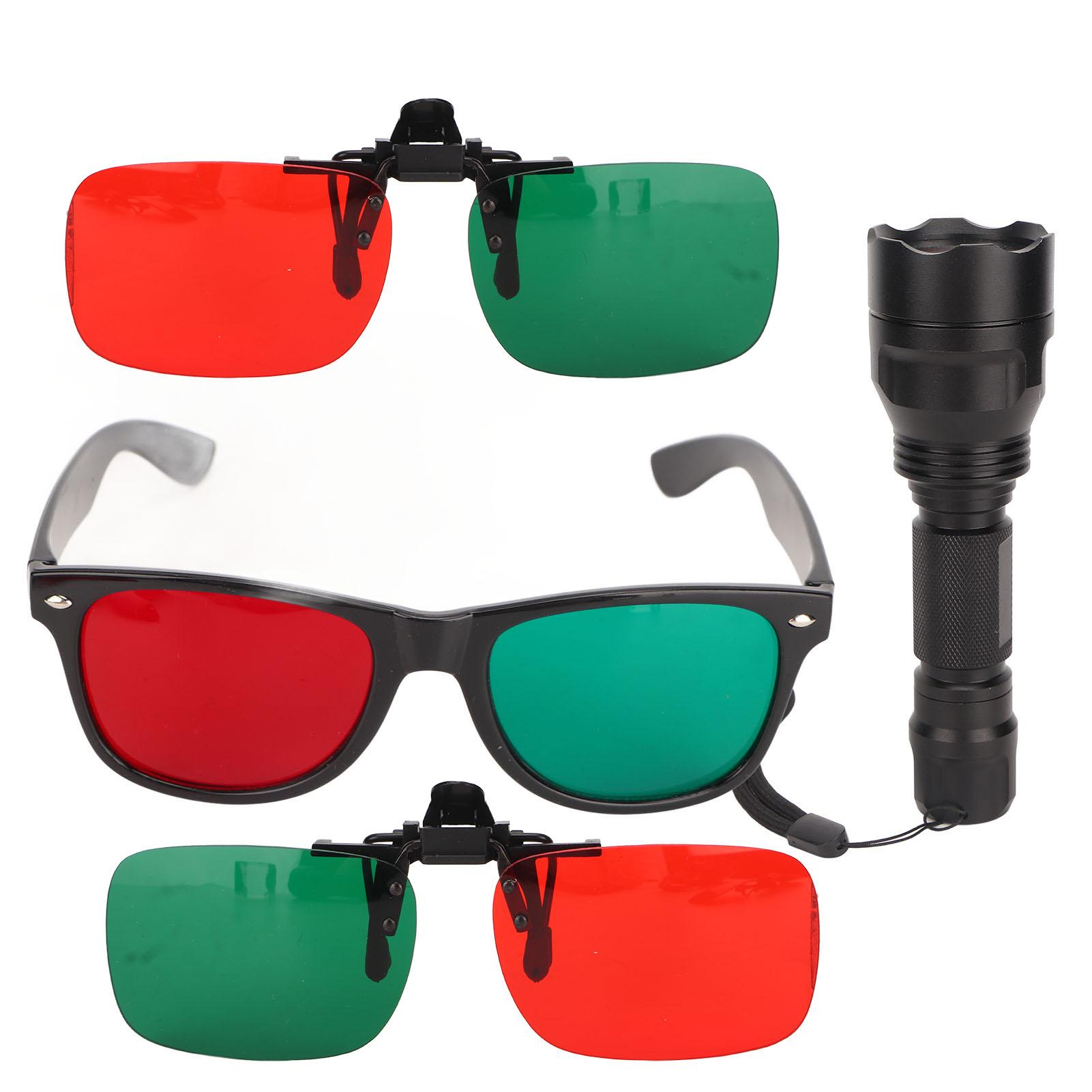 Worth 4 Dot Light Eye Suppression Check 4 Dot Binocular Vision Light with Red Green Glasses 
Worth 4 Dot Light Eye Suppression Check 4 Dot Binocular Vision Light with Red Green Glasses