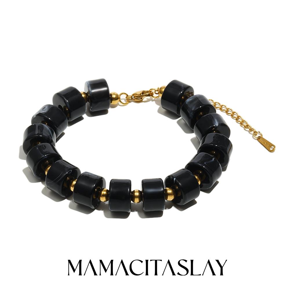 MamacitaSlay 316L Stainless Steel Acrylic Bead String Bracelet Necklace 18K Gold Plated Waterproof Jewelry Set Vintage Jewelry
MamacitaSlay 316L Stainless Steel Acrylic Bead String Bracelet Necklace 18K Gold Plated Waterproof Jewelry Set Vintage Jewelry
