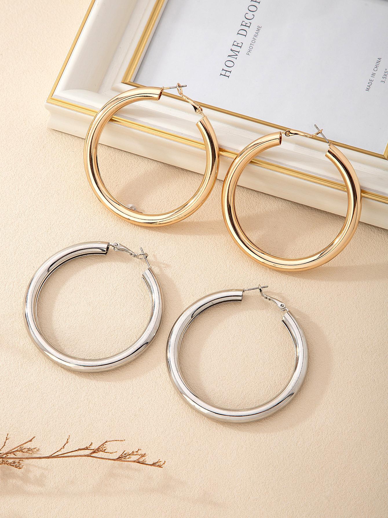 Big earrings exquisite elegance simple wind golden yellow silver gray alloy material daily commuting versatile earrings
Big earrings exquisite elegance simple wind golden yellow silver gray alloy material daily commuting versatile earrings