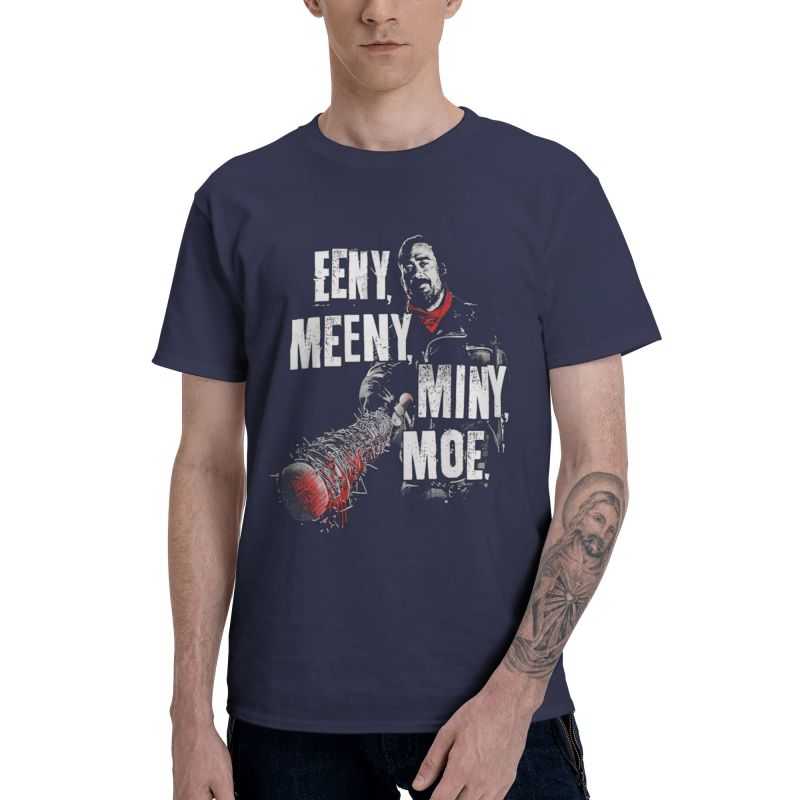Vintage The Walking Dead T Shirt Men Short Sleeve Cotton T-shirt Eeny Meeny Miny Moe Negan Tees Top Fashion Tshirts Gift 4XL
Vintage The Walking Dead T Shirt Men Short Sleeve Cotton T-shirt Eeny Meeny Miny Moe Negan Tees Top Fashion Tshirts Gift 4XL