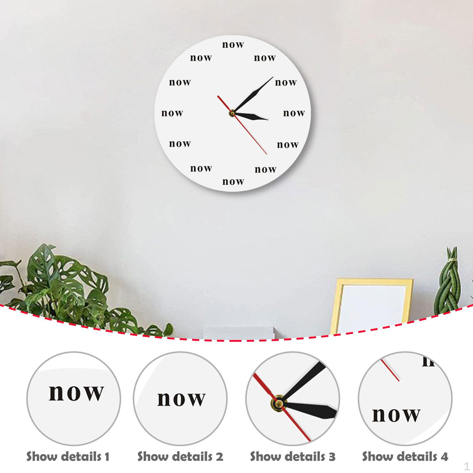 The Wall Clock Decorative Cute Modern Funny Ornament Motivational for Kids Room Indoor білий
The Wall Clock Decorative Cute Modern Funny Ornament Motivational for Kids Room Indoor білий